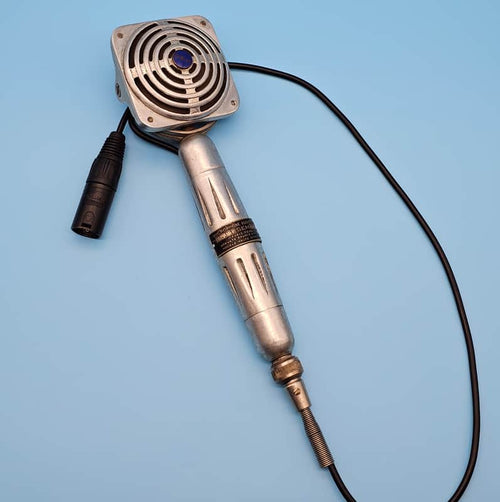 ☆Rare 1940s French SEM RJ1 Dynamic Microphone - Paris France Collectors Vintage Movie Prop Mic