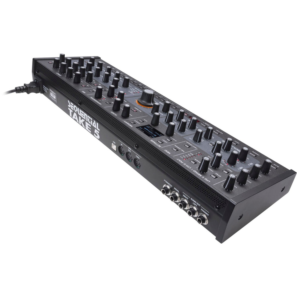 Sequential Take 5 Desktop Compact Poly Synth, keyboard synthesizer instrument