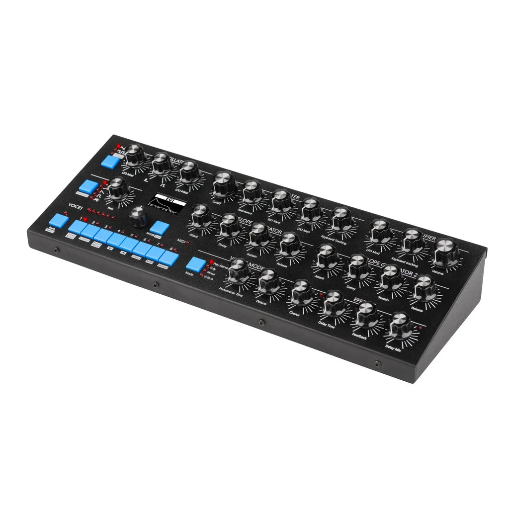 GS Music Bree6 - Desktop Analog Polyphonic Synth - Black, keyboard synthesizer instrument