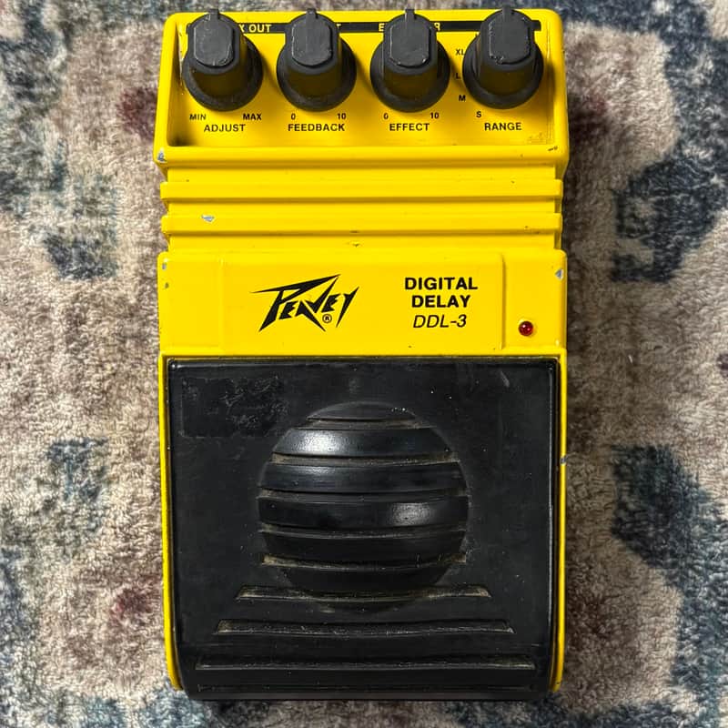 1980s Peavey DDL3 Digital Delay Vintage Made In USA Guitar Effect Pedal!