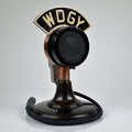 Vintage Western Electric 618A WDGY Dynamic Microphone w/ Stand & Flag
