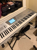 Korg Trinity V3 Pro 76-Key 32-Voice Polyphonic Workstation DRS - Silver (Like New Condition)