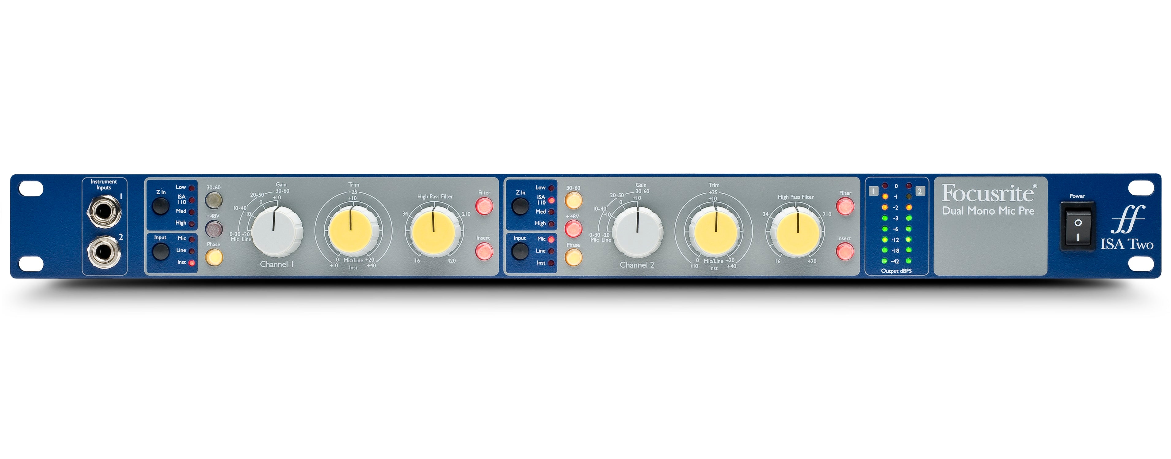 ISA Two 2-Channel Dual Mono Mic Pre