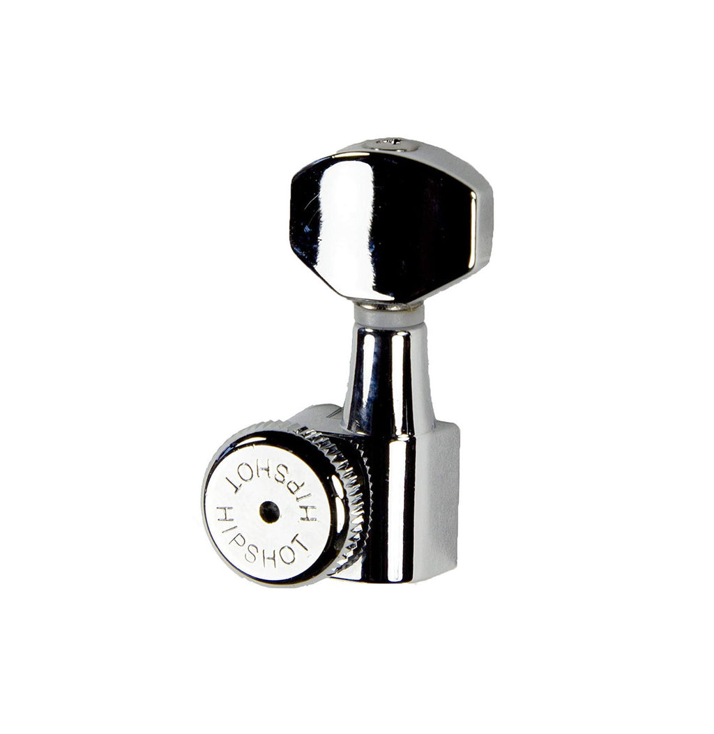 Hipshot 6VEL0CT-19 Chrome Vintage Style Grip-Lock Closed Right Handed Guitar Machine Head