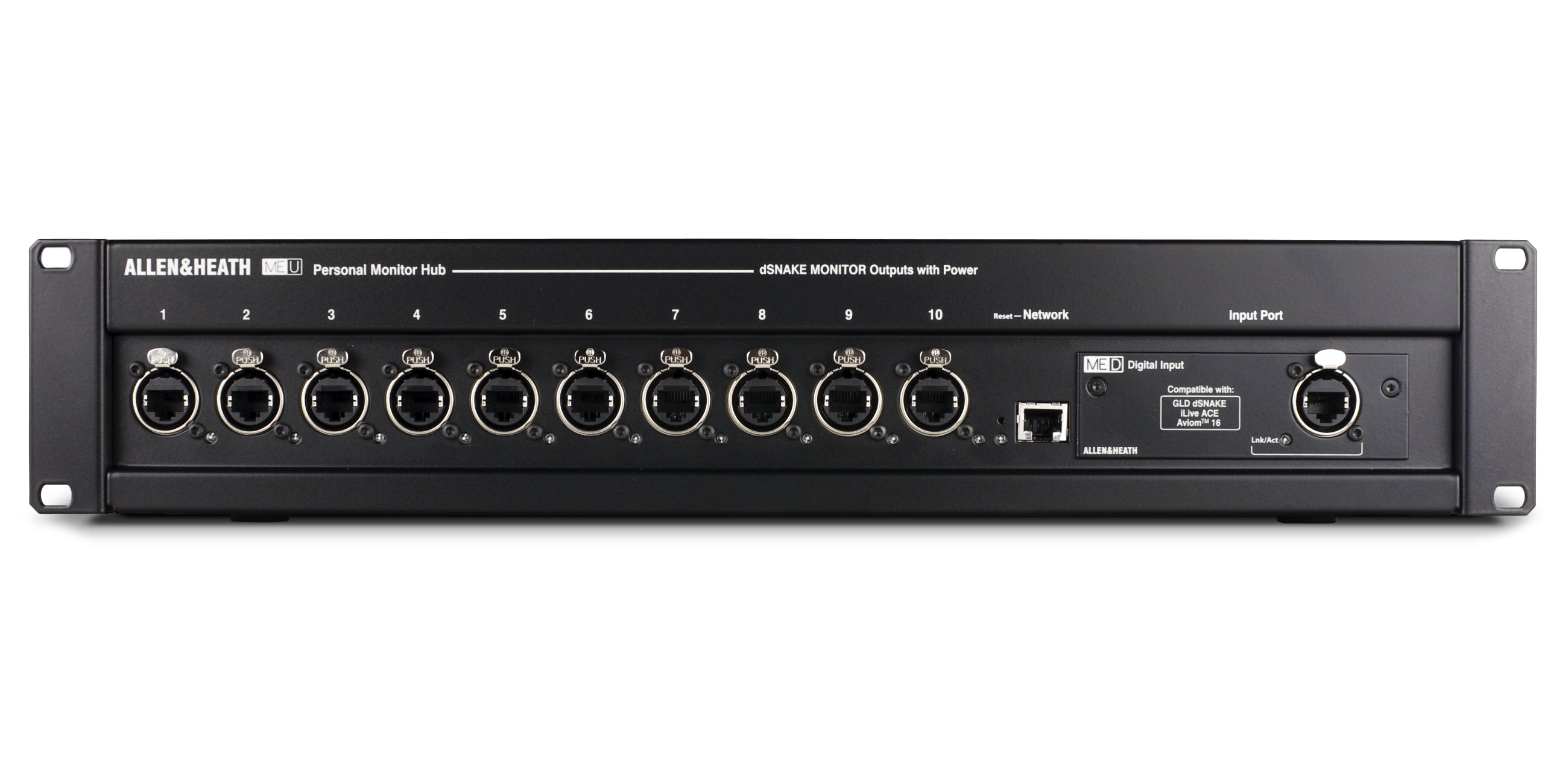 ME-U 10-Port PoE Monitor Hub for ME-1/ME-500