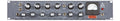 Front panel of a RETRO INSTRUMENTS PowerStrip preamp with controls, switches, 1/4 inch input, and a VU meter.