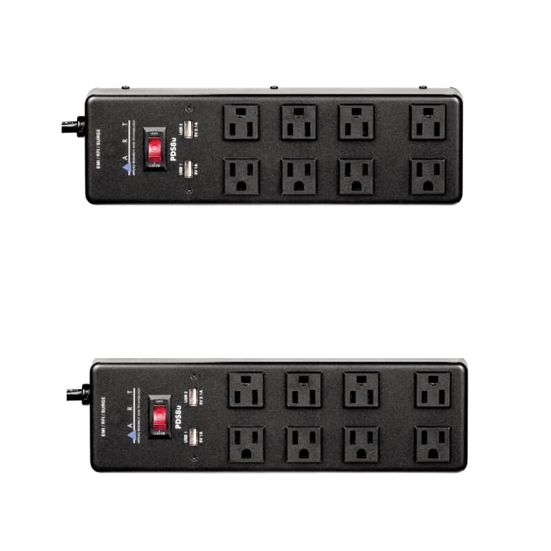 2x ART PDS8U Power Bar 8 AC outlets