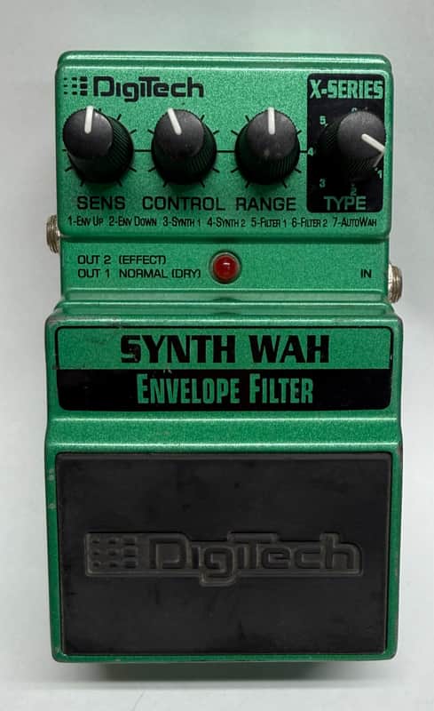DigiTech X-Series Synth Wah Envelope Filter 2010s - Green
