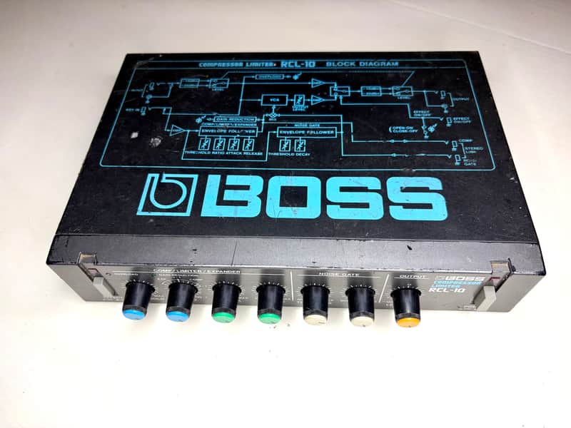 Boss RCL-10 Micro Rack Series Compressor Limiter 1985 - 1990 - Black