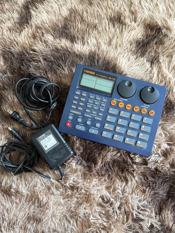1999 Boss DR-770 Dr. Rhythm Drum Machine - Blue