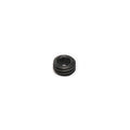 Small black metal set screw with internal hex drive, shown on white background.