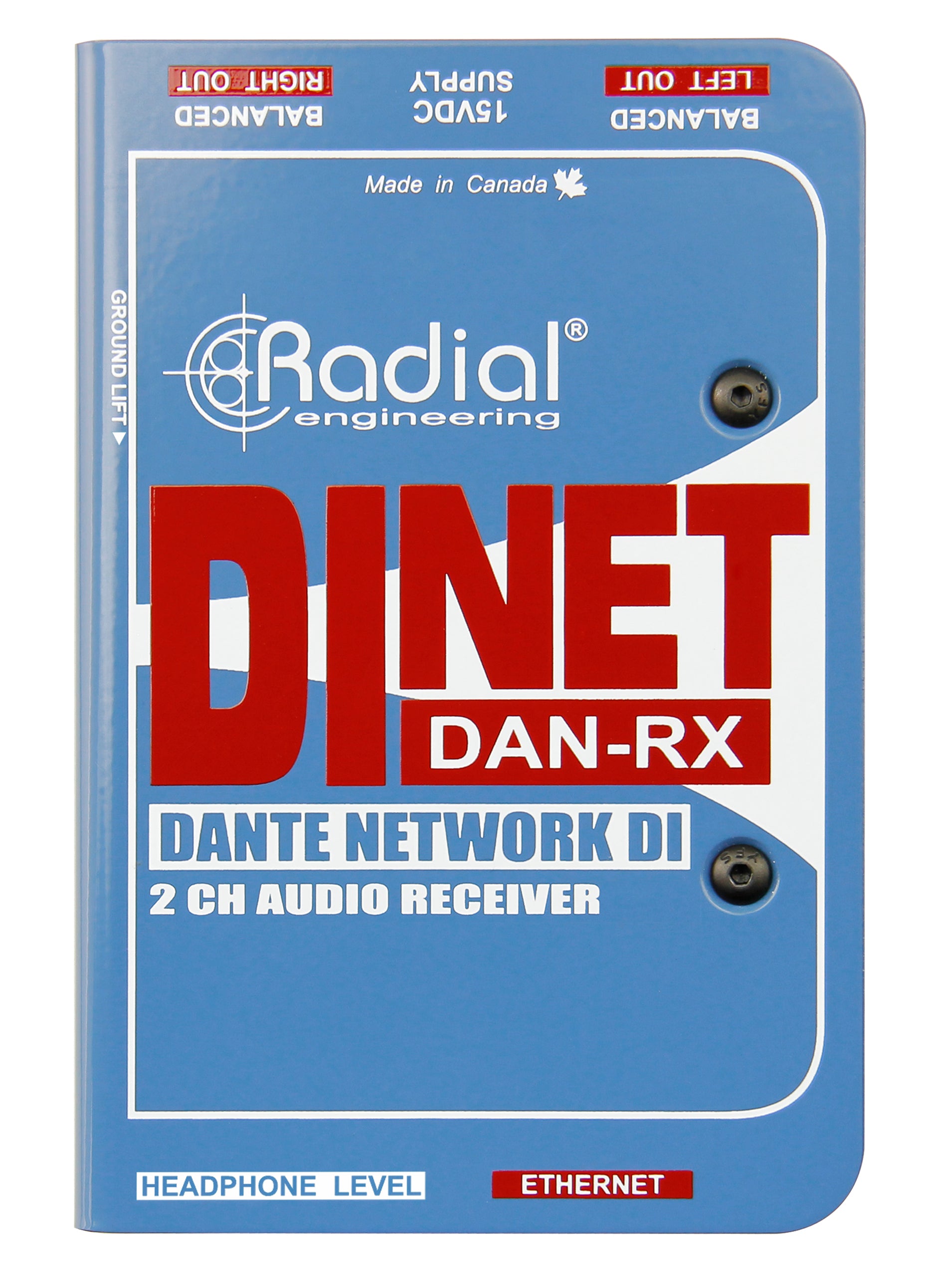 DiNET DAN-RX Dante Network Receiver
