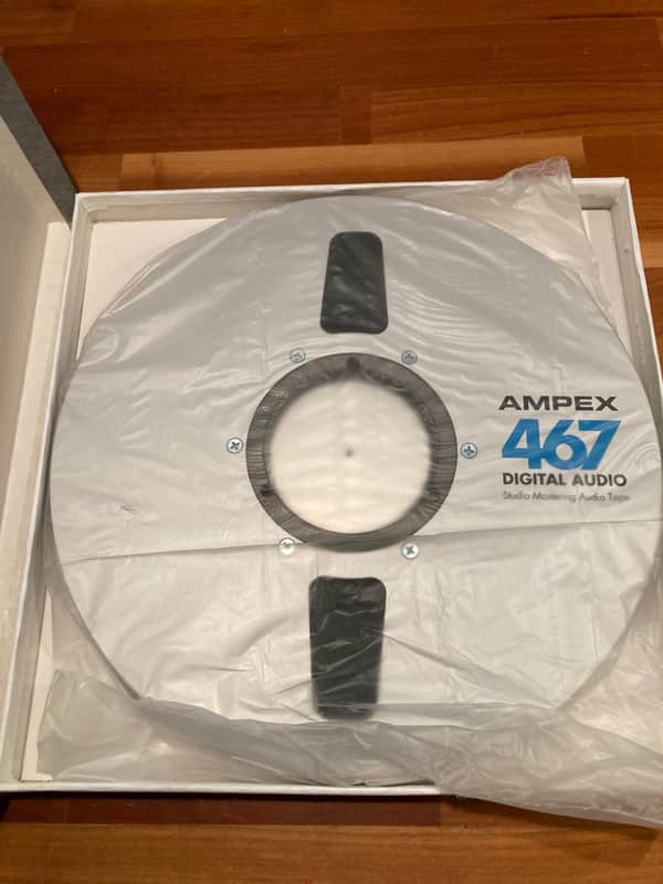 Ampex 467 1/2" X 4900' Digital Audio Tape - New in box w/ sealed cellophane- Original owner-stored in Professional Studio library