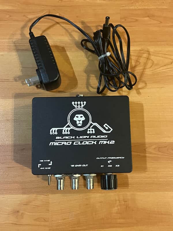 Black Lion Audio Micro Clock MKII 2010s - Black