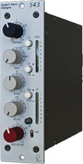 Studio audio processor module with multiple rotary knobs and a toggle switch on a metal panel.