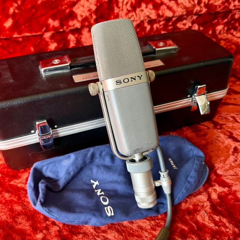 Sony C-38B Condenser Microphone 1970’s original vintage MIJ Japan FET