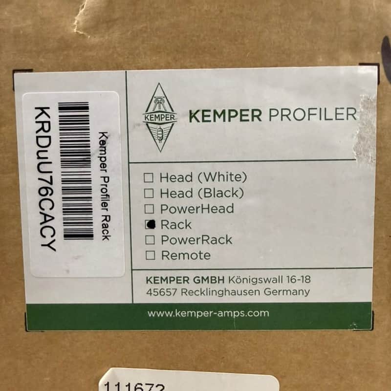 Kemper Profiler Rack Mount NOS Unopened Factory Sealed Box