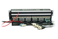 2x48 Mini (Bantam/TT) Audio Patchbay Wired to DB25 Connectors,1.5 RU