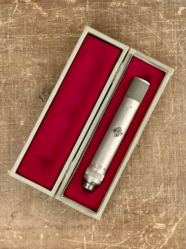 Vintage Neumann KM 56 Tube Condenser Microphone with Telefunken Badge. KM54 KM56 KM84. Perfect! USA. SN 157