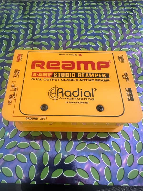 Radial X-Amp Studio Reamper 2010s - Yellow