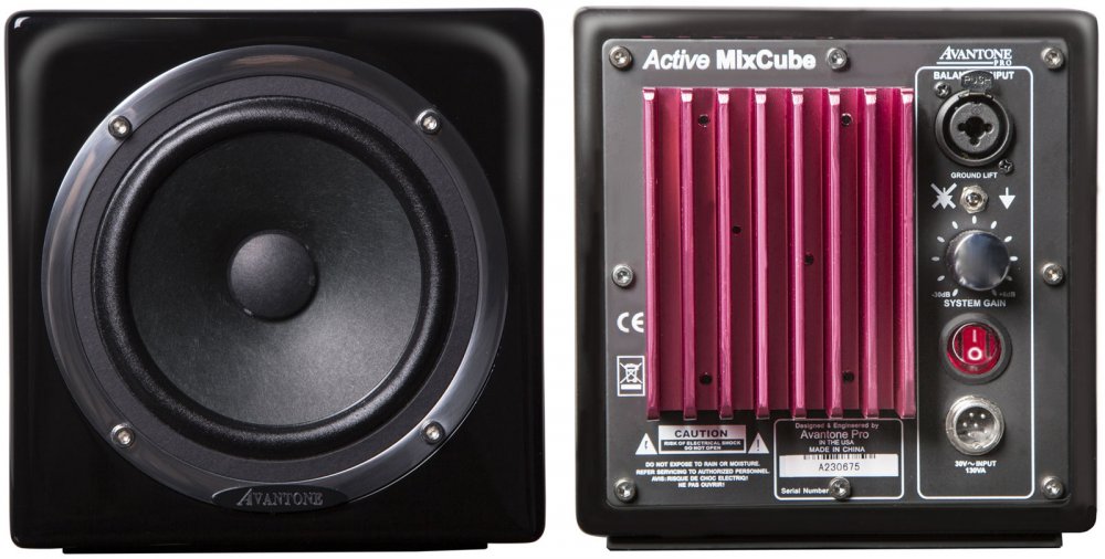 AVANTONE MixCubes Active Black — Studio Monitor, nearfield reference loudspeaker