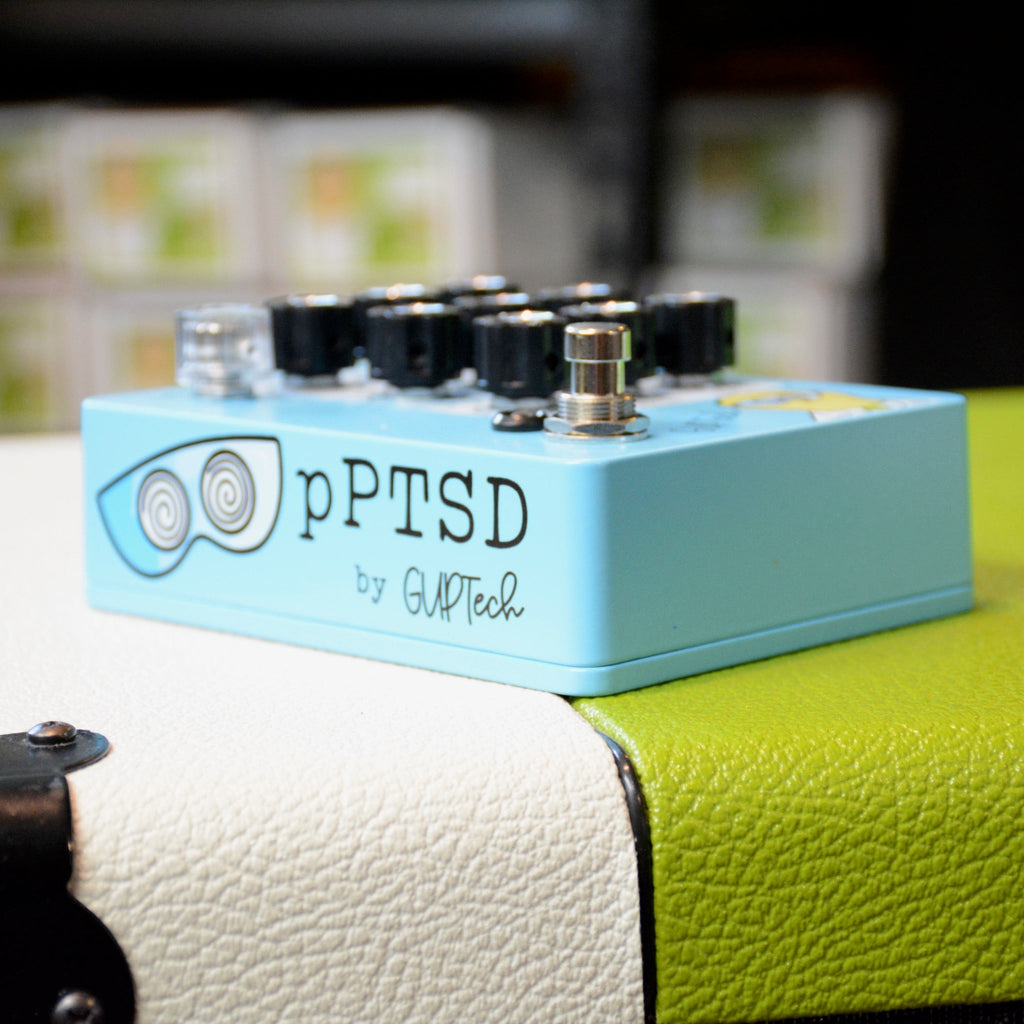 GUP Tech pPTSD 3-Band Parametric EQ Guitar Pedal | Handmade Analog Tone Shaping Device, parametric or graphic equalizer unit
