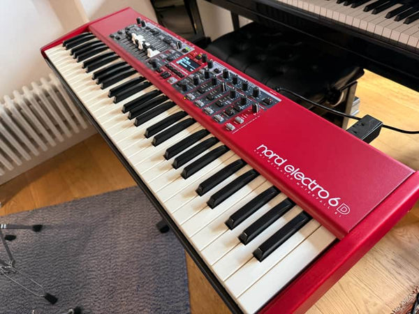 Nord Electro 6D SW61 Semi-Weighted 61-Key Digital Piano 2018 - 2022 - Red