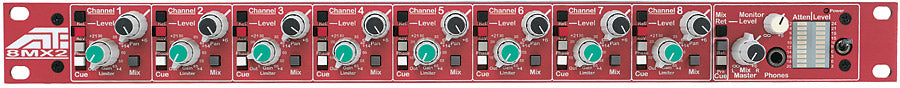 8MX2 - ATI'S Powerful 8 X 2 X 8 Mixer / Mic Pre