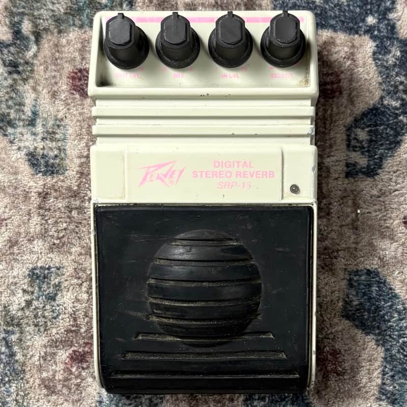 1980s Peavey SRP16 Digital Stereo Reverb Vintage Made In USA Guitar Effect Pedal!
