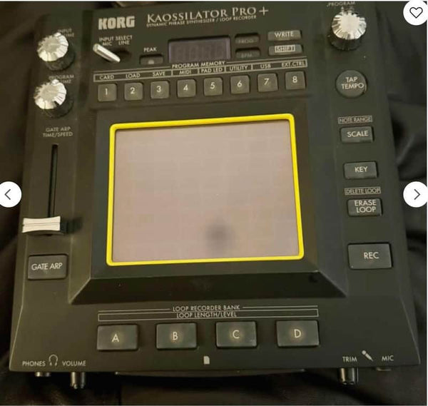 Korg Kaossilator Pro+ Phrase Synthesizer/Looper 2013 - Present - Black