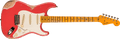 Fender Custom Shop 1957 Stratocaster Heavy Relic 1-Piece Rift Sawn Maple Neck Fingerboard, Aged Fiesta Red 9236091087