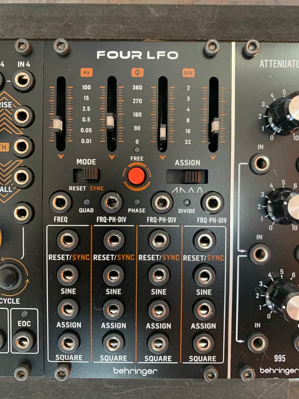 Behringer Four LFO Eurorack Module 2023 - Present - Black (2/2)