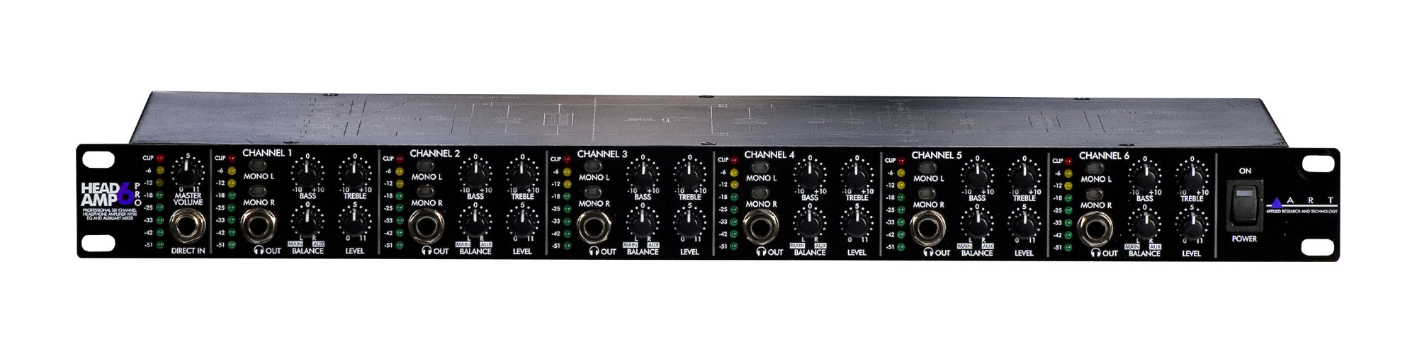 6 Channel Professional Headphone Amplifier