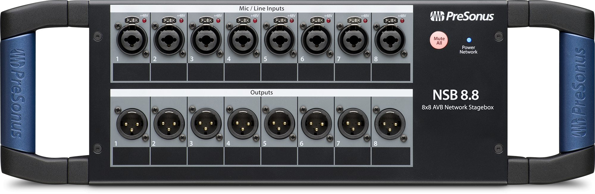NSB 8.8 8x8 AVB Network Stagebox