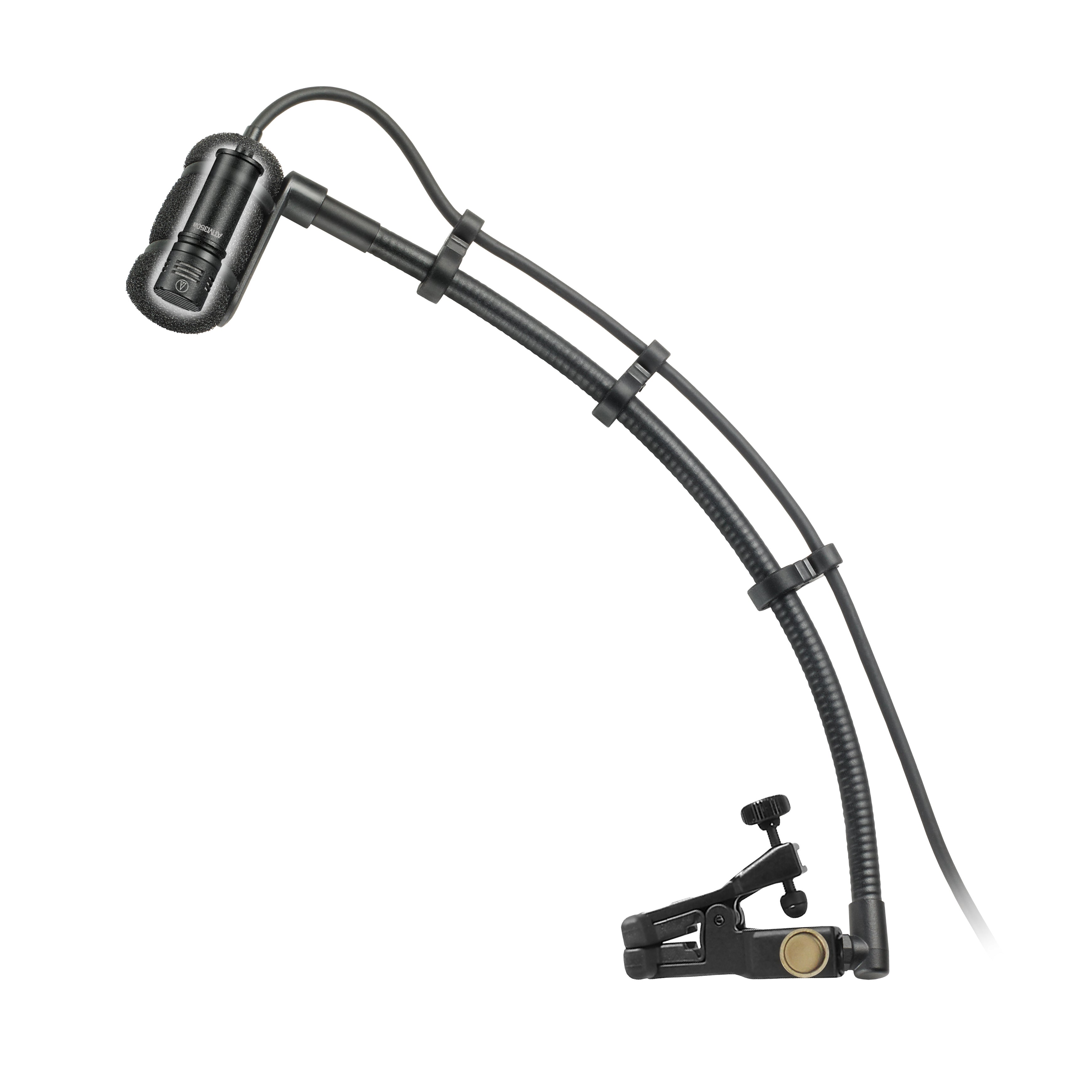 ATM350UL Cardioid Condenser Instrument Microphone w/ Universal Clip-on Mounting System and 9'' Gooseneck