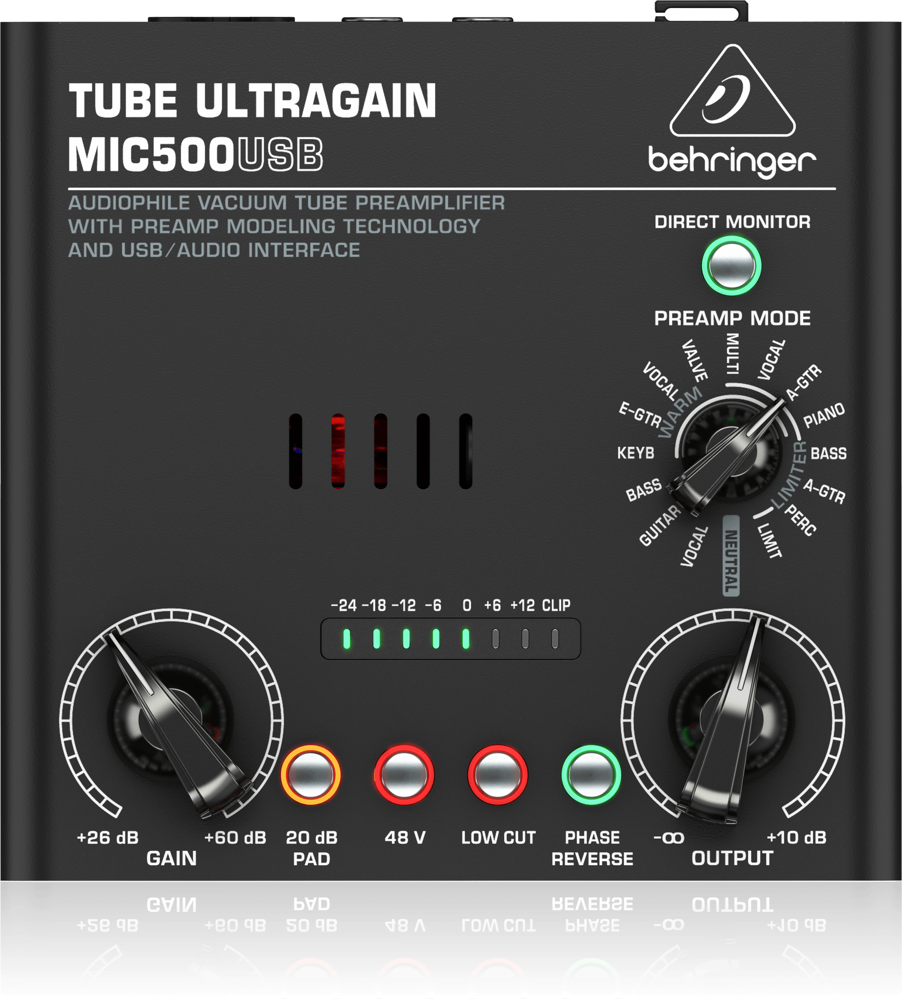MIC500USB Audiophile Vacuum Tube Preamplifier Interface