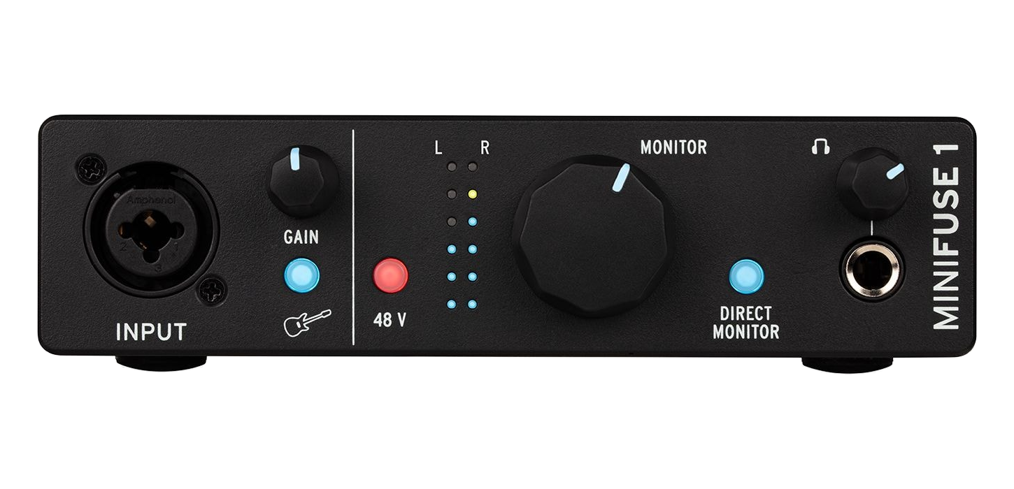 MiniFuse 1 Compact USB Audio Interface - Black