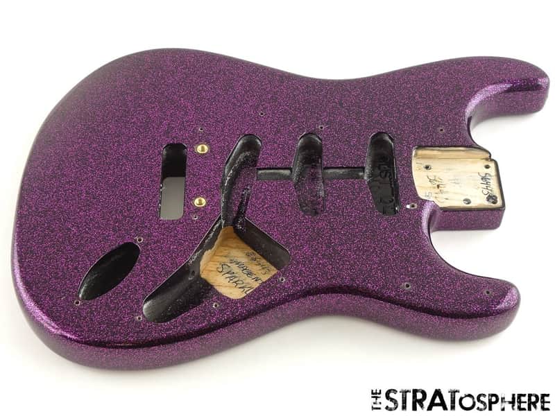 Fender Custom Shop W25 Custom Deluxe Stratocaster BODY Strat Magenta Sparkle