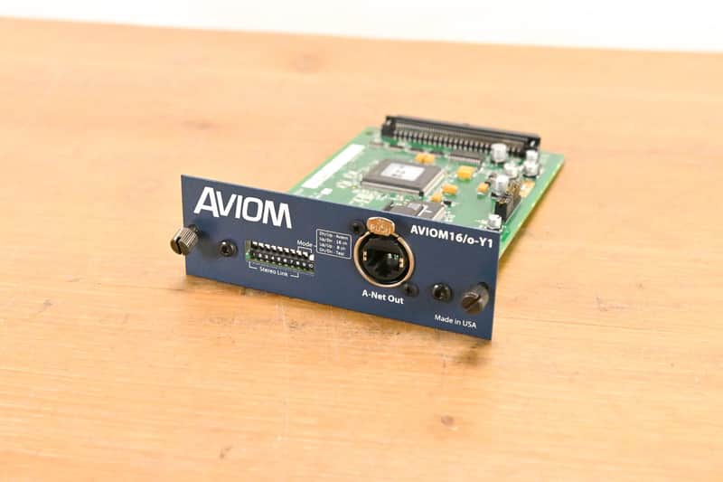 Aviom 16/o-Y1 A-Net Card for Yamaha Digital Products CG01ZB4