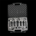 Alctron 7 Piece Drum Microphone Set with Lockable Hardcase