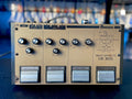 Beige Ibanez UE 305 multi-effects guitar pedal with rotary knobs and footswitches for compressor, delay, and chorus effects.