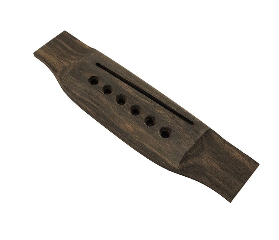 Solo Pro Martin Style Acoustic Guitar Bridge, Ebony