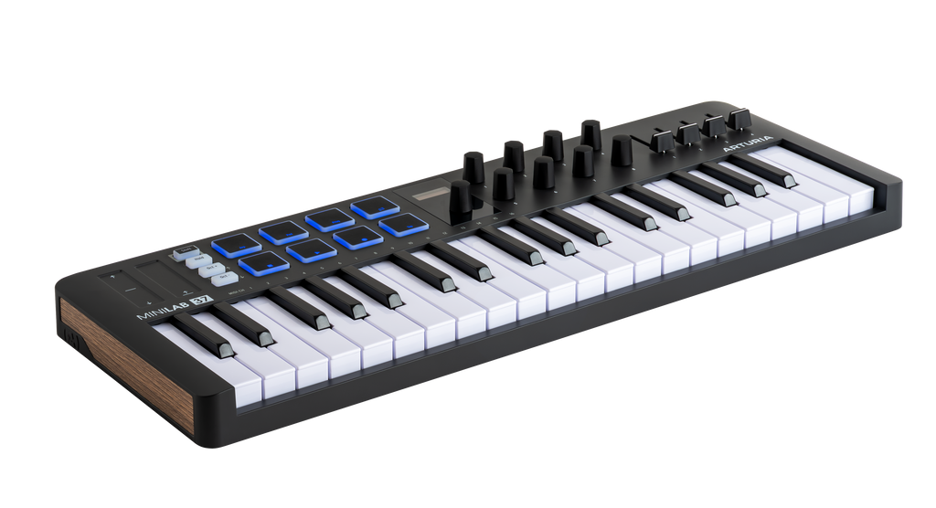 Arturia MiniLab 37 Mk3 - 37 Keys Midi Controller - Black, MIDI performance control surface