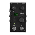Black MFX pedal with knobs, LCD screen, two footswitches labeled Bypass and Tap, and multiple side jacks including MIDI and USB.