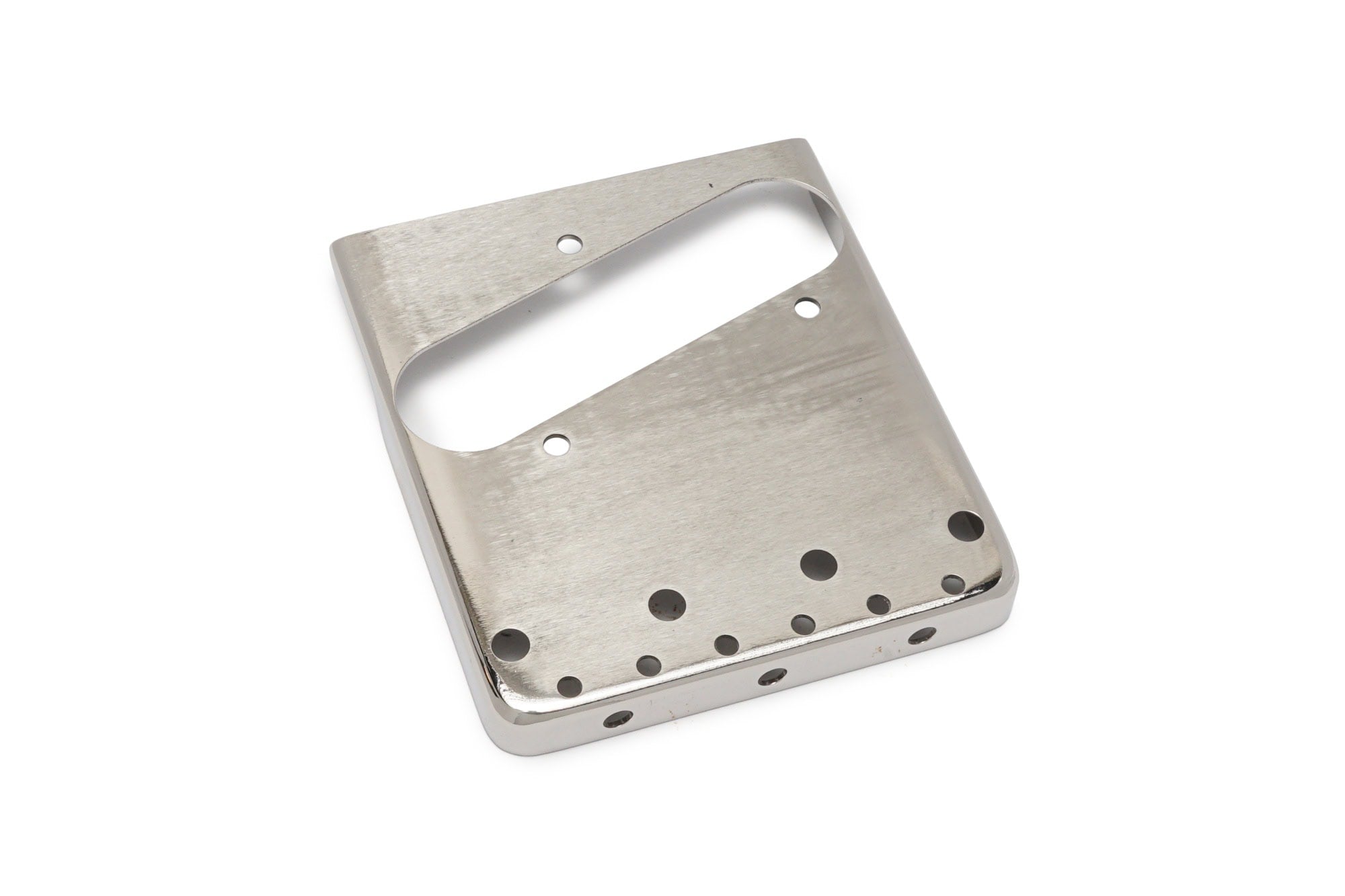 Advanced Plating Short Treble Side Telecaster Bridge Plate – Stainless Steel