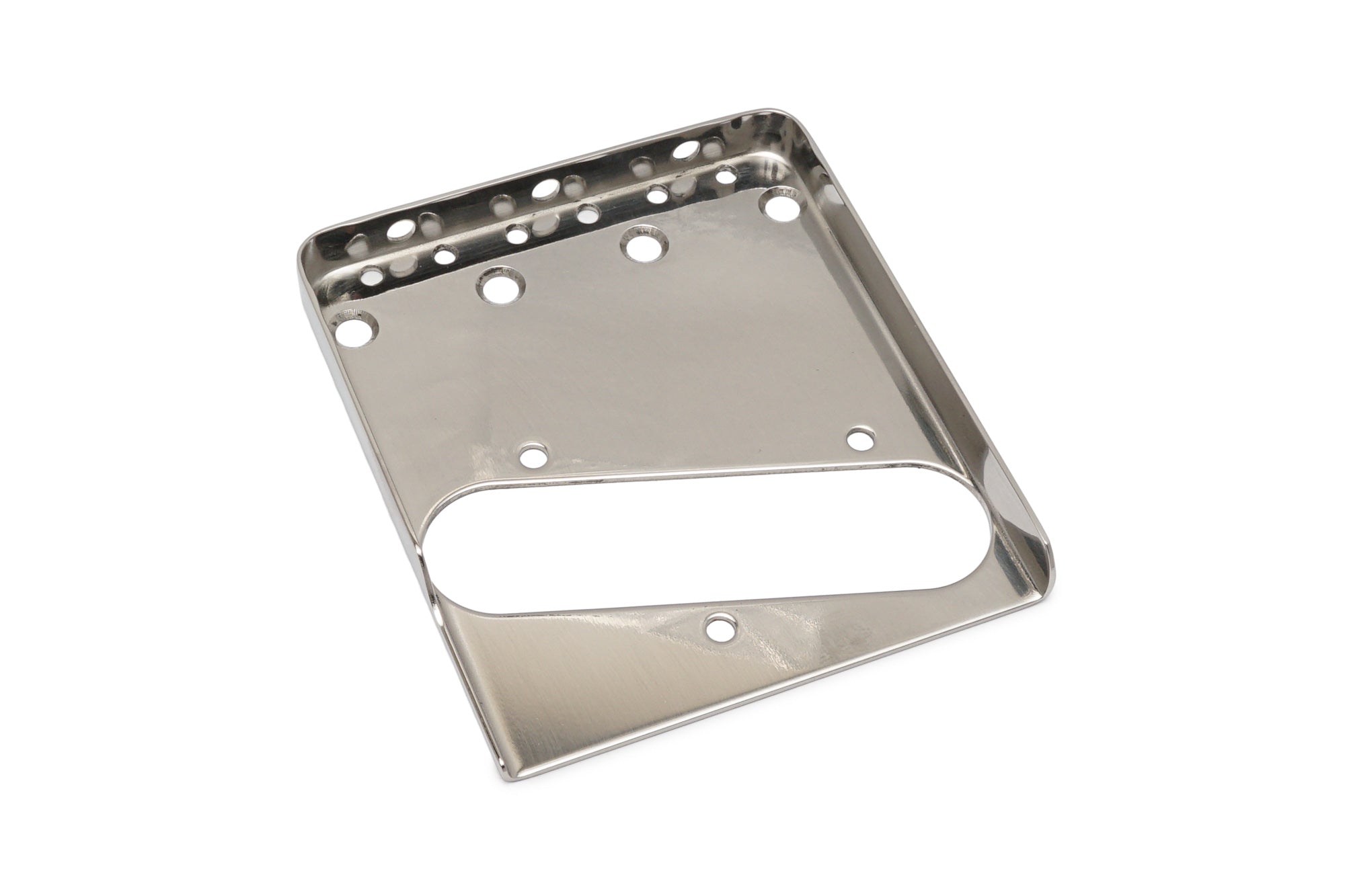 Advanced Plating Short Treble Side Telecaster Bridge Plate – Stainless Steel
