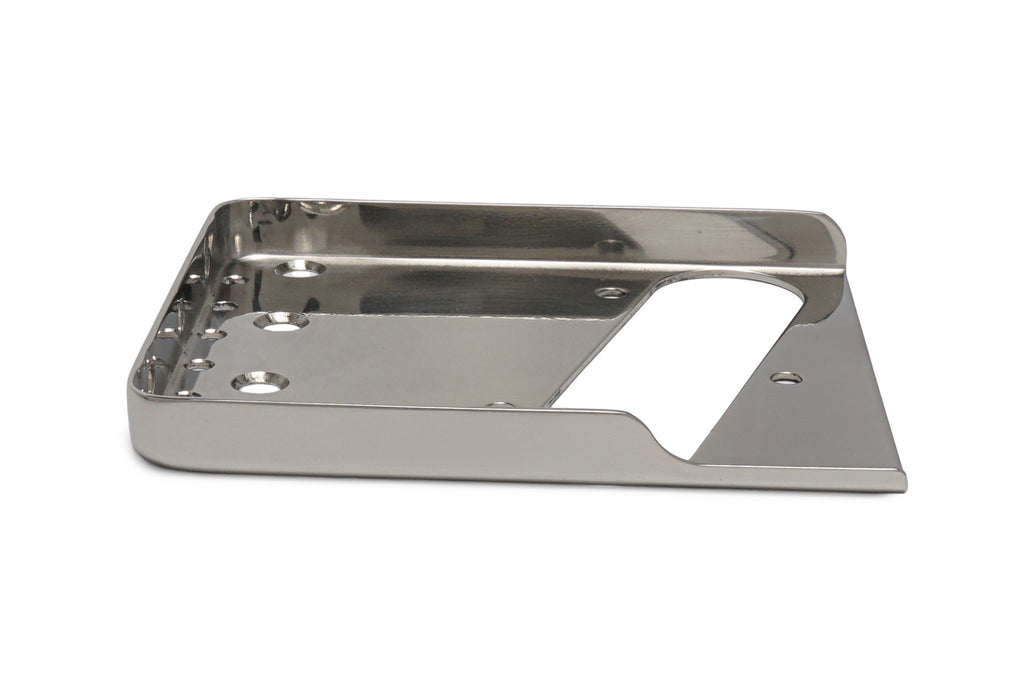 Advanced Plating Short Treble Side Telecaster Bridge Plate – Stainless Steel