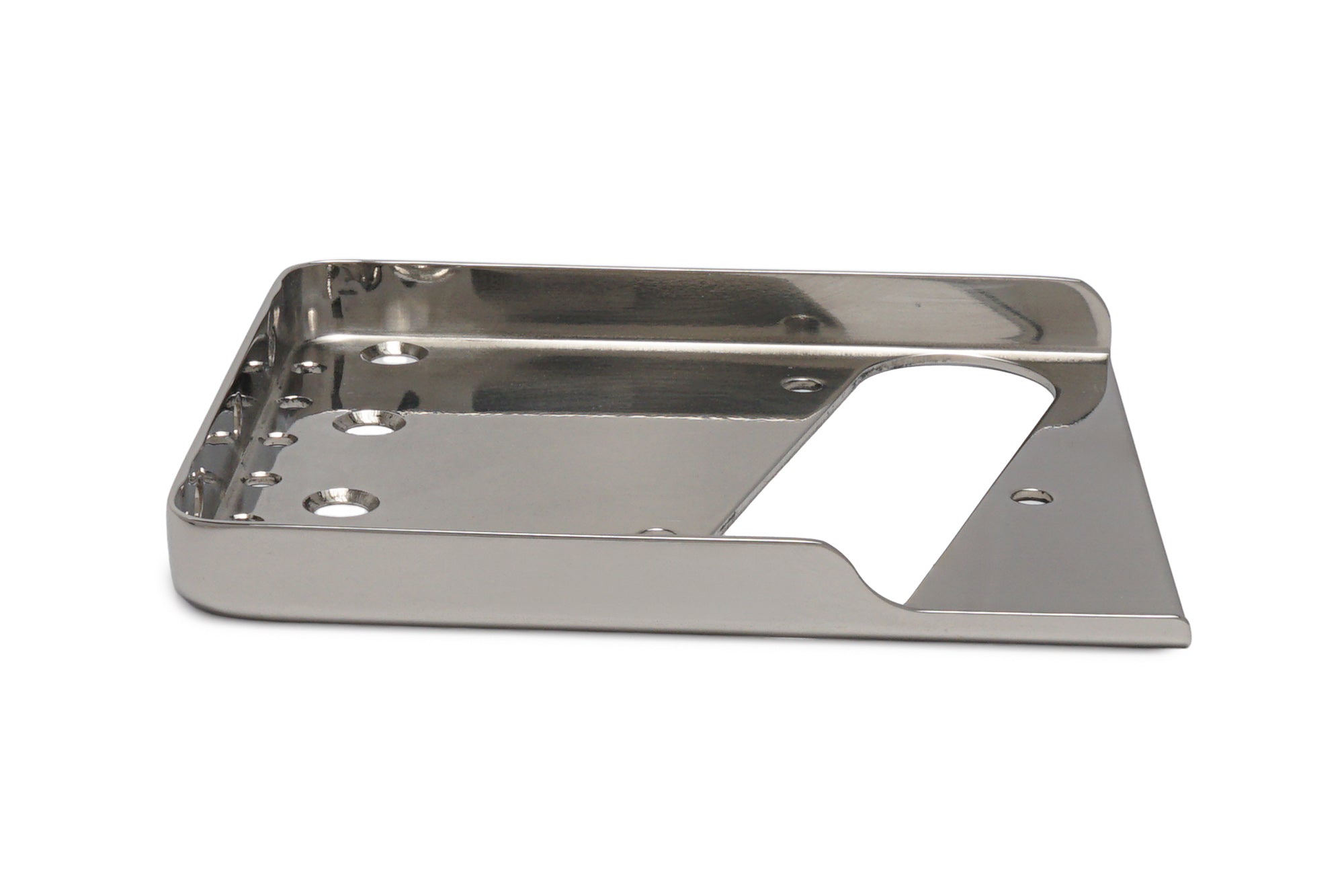 Advanced Plating Short Treble Side Telecaster Bridge Plate – Stainless Steel