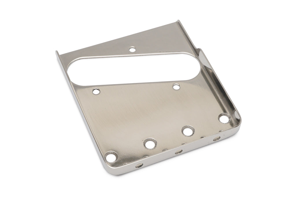 Advanced Plating Short Treble Side Telecaster Bridge Plate – Stainless Steel
