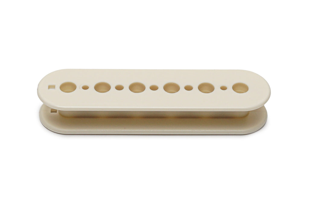 Advanced Plating Butyrate Pickup Bobbin – Humbucker 50mm P.A.F. Slug Side – Vintage White